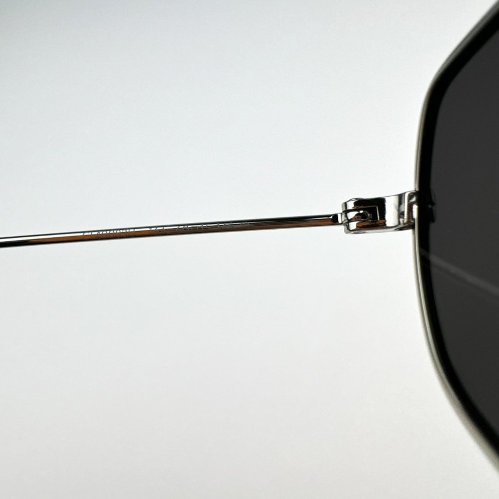 Celine CL40083U 16A Sunglasses Palladium Smoke Pilot Unisex CL 40083U - Picture 13 of 14